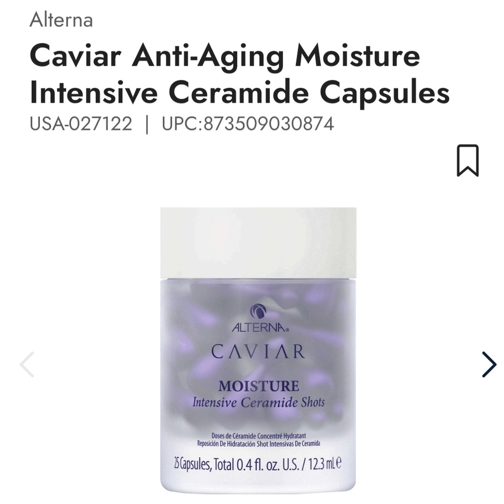 Alterna Caviar Anti-Aging Moisture Ceramide Capsules - Purple